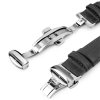Apple Watch 42mm Series 1/2/3 Armband Äkta Läder Krokodiltextur Svart