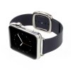 Apple Watch 42mm Series 1/2/3 Armband Äkta Läder Mörkblå