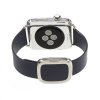Apple Watch 42mm Series 1/2/3 Armband Äkta Läder Mörkblå