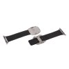Apple Watch 42mm Series 1/2/3 Armband Äkta Läder Svart