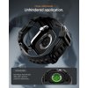 Apple Watch 42mm (Series 10/11) Armband Rugged Armor Pro 2 Matte Black