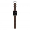 Apple Watch 42/44/45/Apple Watch Ultra Armband Modern Band Silver/Rustic Brown