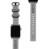 Apple Watch 44/42mm Armband Nato Grå