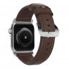 Apple Watch 42/44/45mm/Apple Watch Ultra Armband Traditional Strap Silver/Rustic Brown