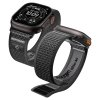 Apple Watch 44/45/46mm/Ultra 49mm Armband Athlex Air 2 Active Black Gray