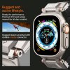 Apple Watch 44/45/46mm/Ultra 49mm Armband DuraPro Armor PU Svart