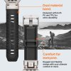 Apple Watch 44/45/46mm/Ultra 49mm Armband DuraPro Armor PU Svart