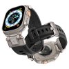 Apple Watch 44/45/46mm/Ultra 49mm Armband DuraPro Armor PU Svart