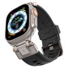 Apple Watch 44/45/46mm/Ultra 49mm Armband DuraPro Armor PU Svart