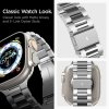 Apple Watch 44/45/46mm/Ultra 49mm Armband Modern Fit 316L Silver