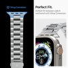 Apple Watch 44/45/46mm/Ultra 49mm Armband Modern Fit 316L Silver