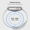 Apple Watch 44/45/46mm/Ultra 49mm Armband Sleek Link Silver