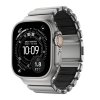 Apple Watch 44/45/46mm/Ultra 49mm Armband Stratos Band Natural Svart