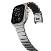 Apple Watch 44/45/46mm/Ultra 49mm Armband Stratos Band Natural Svart