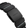 Apple Watch 44/45/46mm/Ultra 49mm Armband Stratos Band Svart Icy Blue Glow