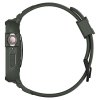 Apple Watch 44/45mm Skal med armband Rugged Armor Pro Military Green