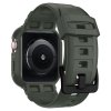 Apple Watch 44/45mm Skal med armband Rugged Armor Pro Military Green