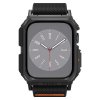 Apple Watch 45mm Armband och Skal Lite Fit Pro Matte Black