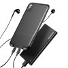 Audio Case till iPhone X/Xs Skal Dubbla Lightning Kontakter Svart