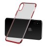 Glitter Case till iPhone X/Xs Skal Hårdplast Röd