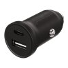 Billaddare 30W Dubbel USB-C/USB-A GaN Svart