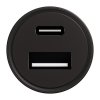 Billaddare 30W Dubbel USB-C/USB-A GaN Svart