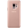Clear View Standing Cover till Samsung Galaxy S9 Fodral Roseuld