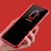 Crystal Colour Series Slim till Galaxy S9 Hybrid Skal Röd