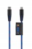 Solid Blue Longlife Kabel 1M USB-C till Lightning Blå