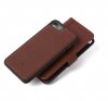 iPhone 6/6S/7/8/SE Fodral 2 in 1 Leather Wallet Case Magnet Brun