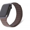 Apple Watch 42/44/45mm/Apple Watch Ultra Armband Leather Magnetic Traction Strap Lite Brown