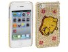 Skal Till iPhone 4/4S / Diamond Cover / Glitter / Face Of Pooh