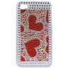 Skal Till iPhone 4/4S / Diamond Cover/Orange Hearts