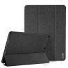 Domo Series Fodral till iPad 9.7 Tyg TPU Tri-fold Svart