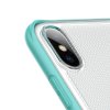 Dot Bracket Skal till iPhone Xs TPU Magnetisk Metallskiva Stativ Blå