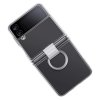 Original Galaxy Z Flip 4 Skal Clear Cover with Ring Transparent Klar