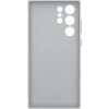 Original Galaxy S22 Ultra Skal Leather Cover Light Gray