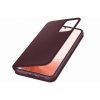 Original Galaxy S22 Fodral Smart Clear View Cover Burgundy