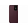 Original Galaxy S22 Plus Fodral Smart Clear View Cover Burgundy