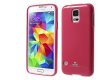 Mercury Skal till Samsung Galaxy S5 / TPU / Glitter / Magenta