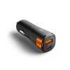 Essential Billaddare 48W 1xUSB-C 1xUSB-A Svart