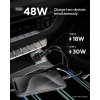 Essential Billaddare 48W 1xUSB-C 1xUSB-A Svart