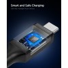Essential Kabel Fabric USB-C/USB-C 100W 1.5m Svart