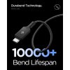 Essential Kabel Fabric USB-C/USB-C 100W 1.5m Svart