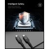Essential Kabel Fabric USB-C/USB-C 100W 1.5m Svart