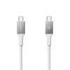 Essential Kabel Fabric USB-C/USB-C 240W 1.5m Vit