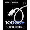 Essential Kabel USB-C till USB-C 60W 1m Vit
