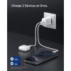 Essential Laddare USB-C/USB-A 20W Vit