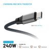 Kabel Magnetisk USB-C till USB-C 240W 2m
