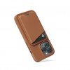 MagSafe Korthållare Full Leather Magnetic Wallet Dark Tan